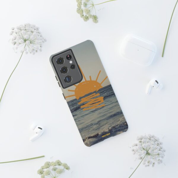 Sunrise Ocean Phone Case, Beach Vibes, Summer Accessory, Gift for Ocean Lovers, Tough Cases