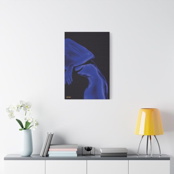 Elegant Satin Canvas Print - Modern Abstract Art for Home Decor, Unique Gift for Art Lovers, Wall Decor for Bedrooms and Living Rooms