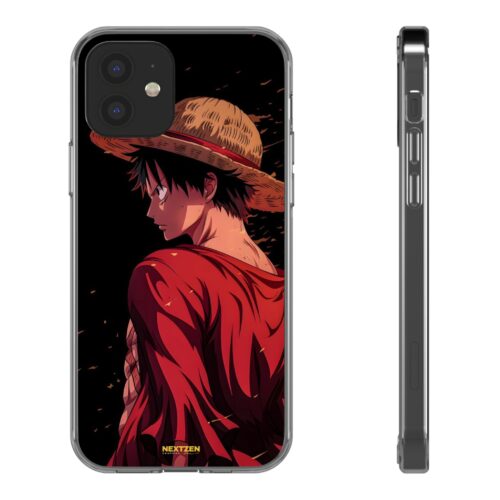 Anime Character Clear Phone Case - Luffy Design for Fans