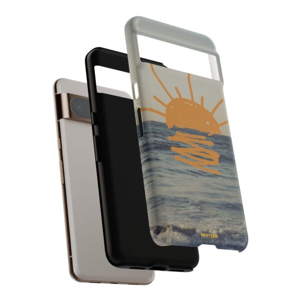 Sunrise Ocean Phone Case, Beach Vibes, Summer Accessory, Gift for Ocean Lovers, Tough Cases