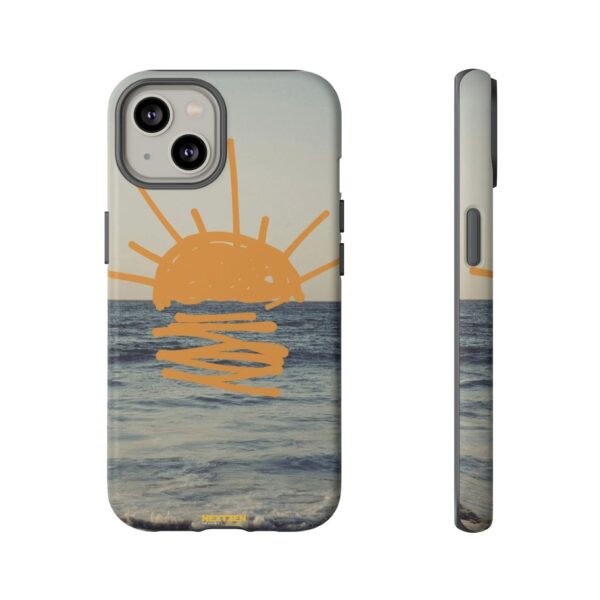 Sunrise Ocean Phone Case, Beach Vibes, Summer Accessory, Gift for Ocean Lovers, Tough Cases