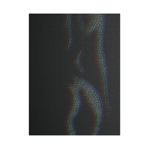 Sensual Satin Canvas Art Print, Abstract Wall Decor, Modern Home Decor, Unique Gift for Art Lovers, Contemporary Artwork, Bedroom Decoration