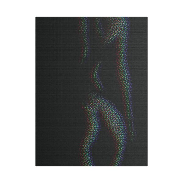 Sensual Satin Canvas Art Print, Abstract Wall Decor, Modern Home Decor, Unique Gift for Art Lovers, Contemporary Artwork, Bedroom Decoration