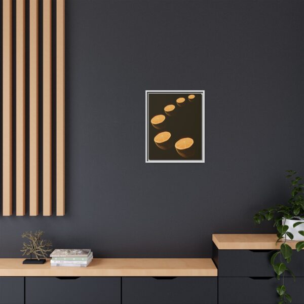 Citrus Slice Framed Canvas Art - Modern Home Decor