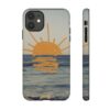 Sunrise Ocean Phone Case, Beach Vibes, Summer Accessory, Gift for Ocean Lovers, Tough Cases