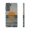 Sunrise Ocean Phone Case, Beach Vibes, Summer Accessory, Gift for Ocean Lovers, Tough Cases