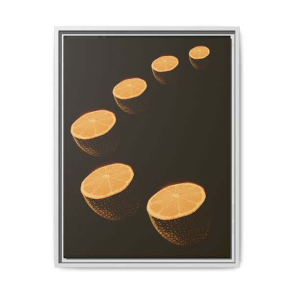 Citrus Slice Framed Canvas Art - Modern Home Decor