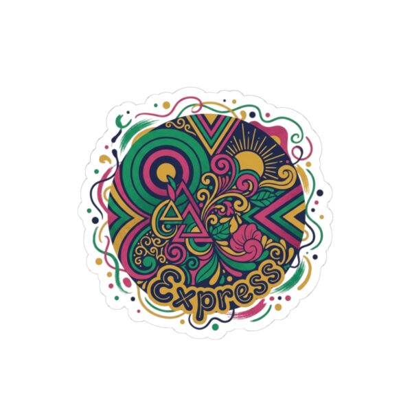 16155872954115158638_1200.jpeg Maximalist Floral Collage Kiss-Cut Stickers | Boho Pattern Party