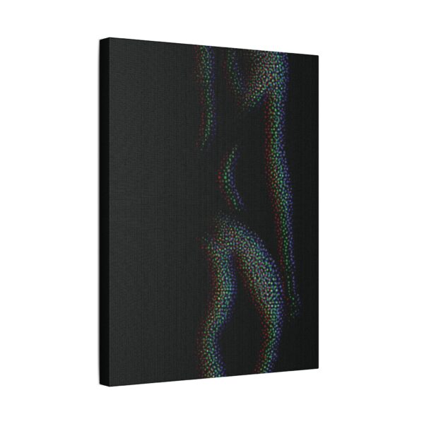 Sensual Satin Canvas Art Print, Abstract Wall Decor, Modern Home Decor, Unique Gift for Art Lovers, Contemporary Artwork, Bedroom Decoration