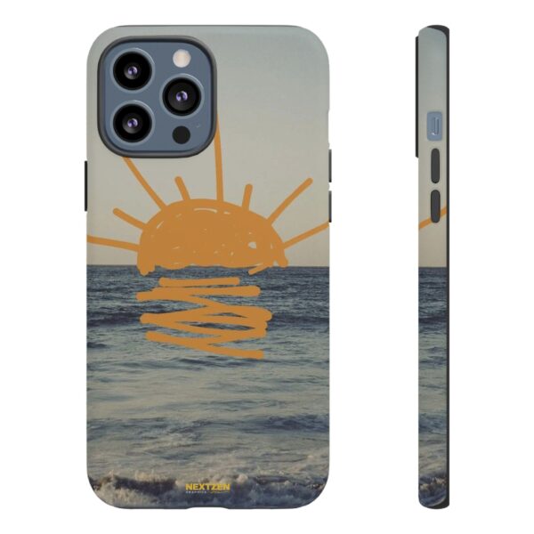 Sunrise Ocean Phone Case, Beach Vibes, Summer Accessory, Gift for Ocean Lovers, Tough Cases