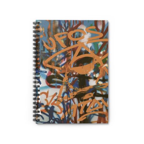 Urban Graffiti Spiral Notebook - Ruled Line for Creative Minds