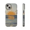 Sunrise Ocean Phone Case, Beach Vibes, Summer Accessory, Gift for Ocean Lovers, Tough Cases