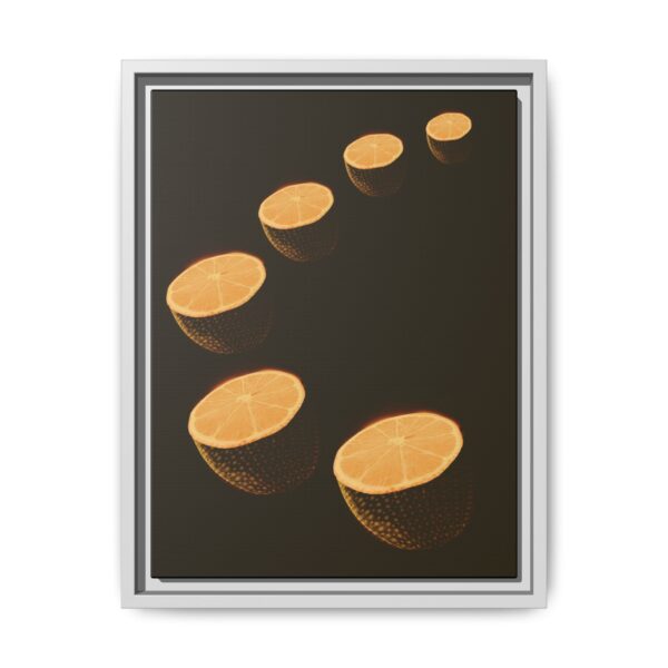 Citrus Slice Framed Canvas Art - Modern Home Decor