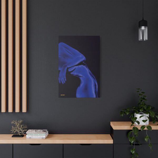 Elegant Satin Canvas Print - Modern Abstract Art for Home Decor, Unique Gift for Art Lovers, Wall Decor for Bedrooms and Living Rooms