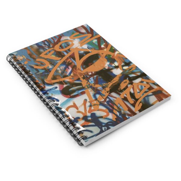 Urban Graffiti Spiral Notebook - Ruled Line for Creative Minds