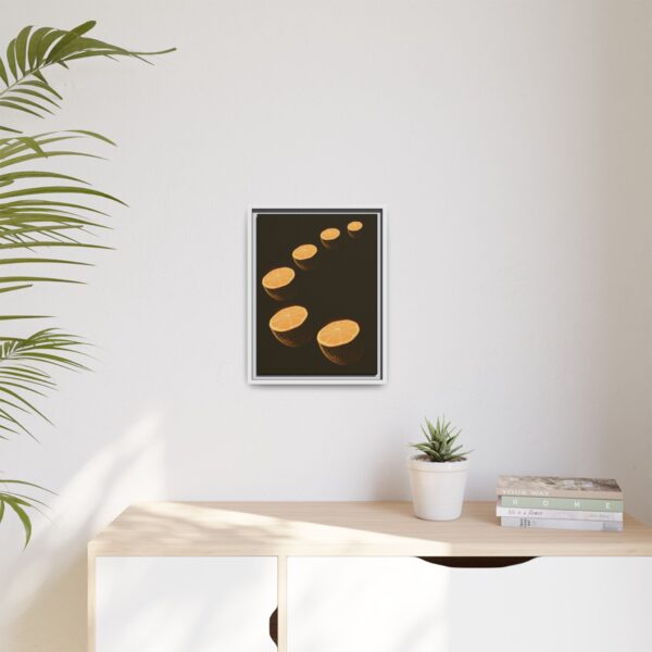 Citrus Slice Framed Canvas Art - Modern Home Decor