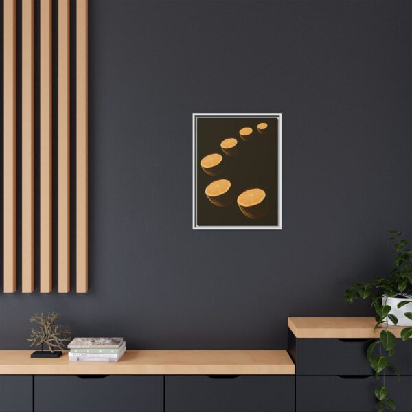 Citrus Slice Framed Canvas Art - Modern Home Decor