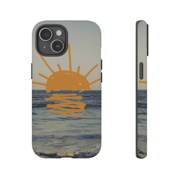 Sunrise Ocean Phone Case, Beach Vibes, Summer Accessory, Gift for Ocean Lovers, Tough Cases