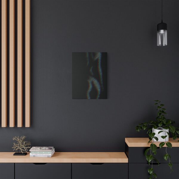 Sensual Satin Canvas Art Print, Abstract Wall Decor, Modern Home Decor, Unique Gift for Art Lovers, Contemporary Artwork, Bedroom Decoration