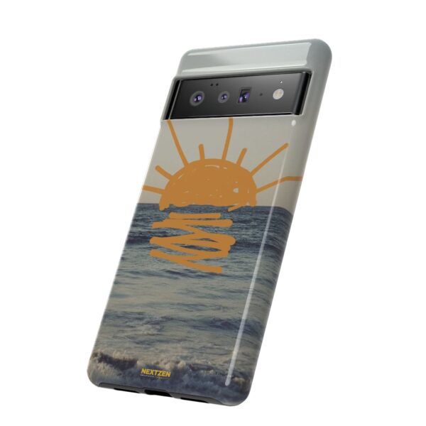 Sunrise Ocean Phone Case, Beach Vibes, Summer Accessory, Gift for Ocean Lovers, Tough Cases
