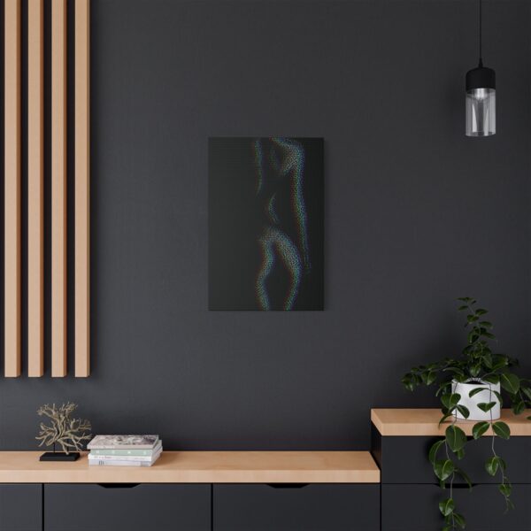 Sensual Satin Canvas Art Print, Abstract Wall Decor, Modern Home Decor, Unique Gift for Art Lovers, Contemporary Artwork, Bedroom Decoration