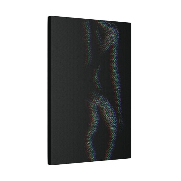 Sensual Satin Canvas Art Print, Abstract Wall Decor, Modern Home Decor, Unique Gift for Art Lovers, Contemporary Artwork, Bedroom Decoration