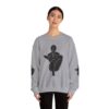 12907539069271994549_2048-1.jpeg Abstract Yoga Art Sweatshirt — Meditation Silhouette with Color Block Back Art
