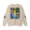 14704186246053148886_2048-1.jpeg Abstract Yoga Art Sweatshirt — Meditation Silhouette with Color Block Back Art