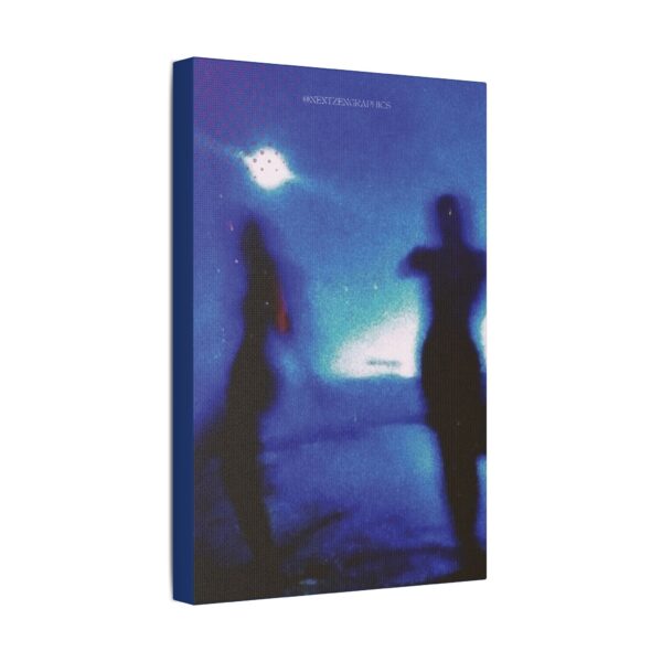 Abstract Satin Canvas Art Print, Modern Wall Decor, Stretched Canvas, Home Aesthetic, Gift for Art Lovers