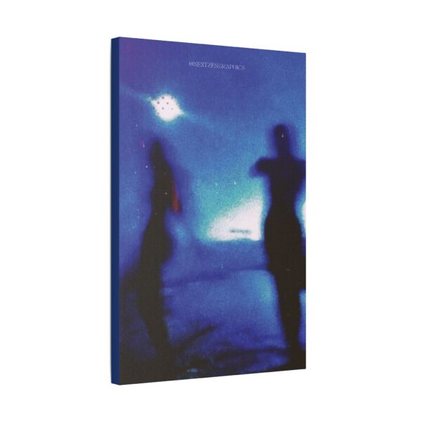 Abstract Satin Canvas Art Print, Modern Wall Decor, Stretched Canvas, Home Aesthetic, Gift for Art Lovers