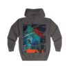 Abstract Street Art Hoodie — Colorful Modern Graffiti Zip-Up