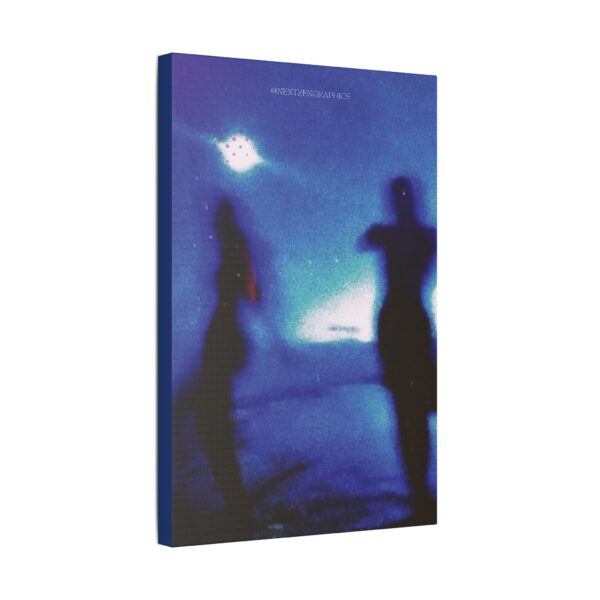 Abstract Satin Canvas Art Print, Modern Wall Decor, Stretched Canvas, Home Aesthetic, Gift for Art Lovers