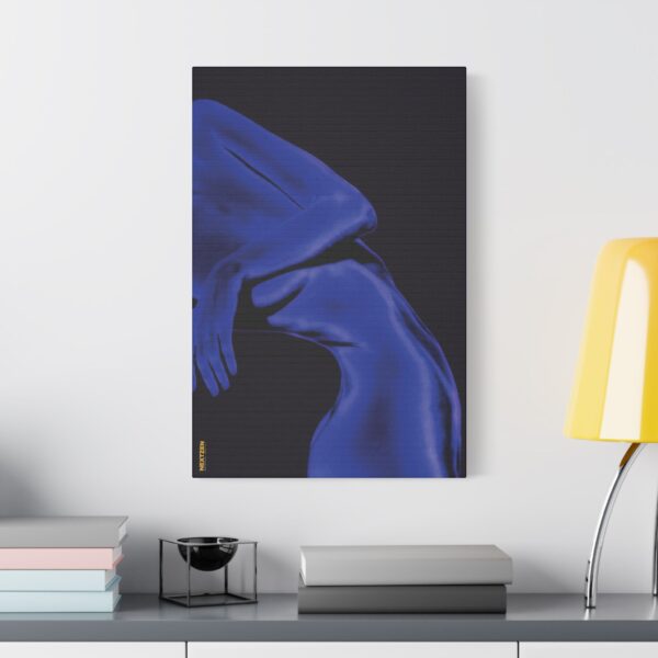 Elegant Satin Canvas Print - Modern Abstract Art for Home Decor, Unique Gift for Art Lovers, Wall Decor for Bedrooms and Living Rooms