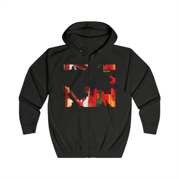 Abstract Street Art Hoodie — Colorful Modern Graffiti Zip-Up