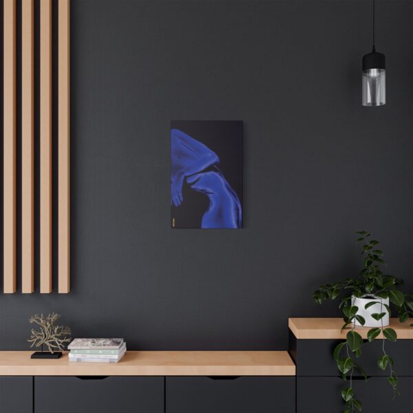 Elegant Satin Canvas Print - Modern Abstract Art for Home Decor, Unique Gift for Art Lovers, Wall Decor for Bedrooms and Living Rooms