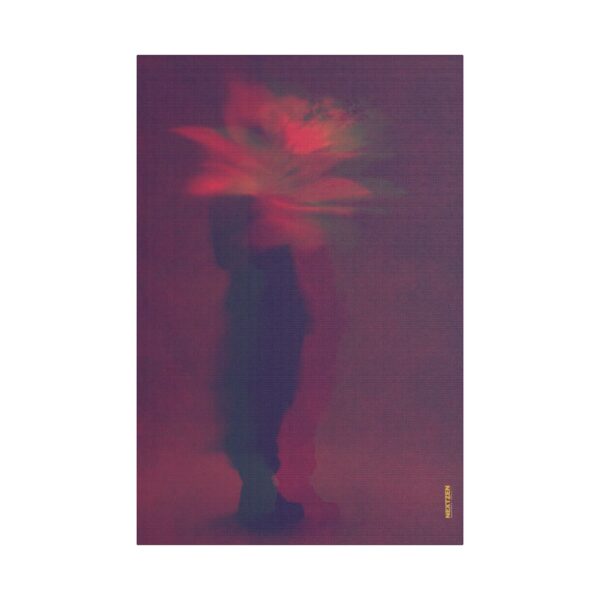 8394900983456126447_2048-1.jpeg Stretched Canvas Art Print, Abstract Flower Wall Decor, Home Office Artwork, Modern Decor, Unique Gift Idea