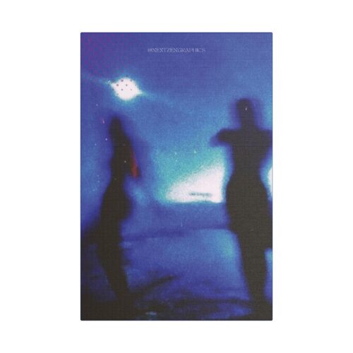 Abstract Satin Canvas Art Print, Modern Wall Decor, Stretched Canvas, Home Aesthetic, Gift for Art Lovers