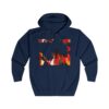 Abstract Street Art Hoodie — Colorful Modern Graffiti Zip-Up