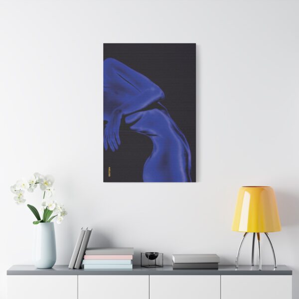 Elegant Satin Canvas Print - Modern Abstract Art for Home Decor, Unique Gift for Art Lovers, Wall Decor for Bedrooms and Living Rooms