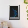 10130838940453963886_2048.jpeg Framed Blue Silhouette Art Poster — Modern Double Profile Wall Print