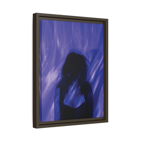 1397353954324126689_2048.jpeg Abstract Blue Silhouette Matte Canvas (Framed)