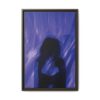 18272858084053213660_2048.jpeg Abstract Blue Silhouette Matte Canvas (Framed)