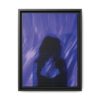 870955079425319711_2048.jpeg Abstract Blue Silhouette Matte Canvas (Framed)