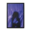 905906465514968483_2048.jpeg Abstract Blue Silhouette Matte Canvas (Framed)