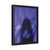 9339783833468761102_2048.jpeg Abstract Blue Silhouette Matte Canvas (Framed)