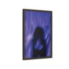 9346885136972425438_2048.jpeg Abstract Blue Silhouette Matte Canvas (Framed)
