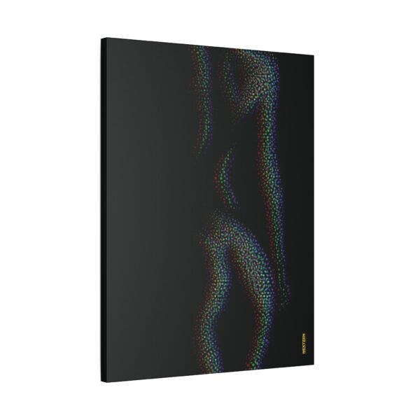 Sensual Satin Canvas Art Print, Abstract Wall Decor, Modern Home Decor, Unique Gift for Art Lovers, Contemporary Artwork, Bedroom Decoration