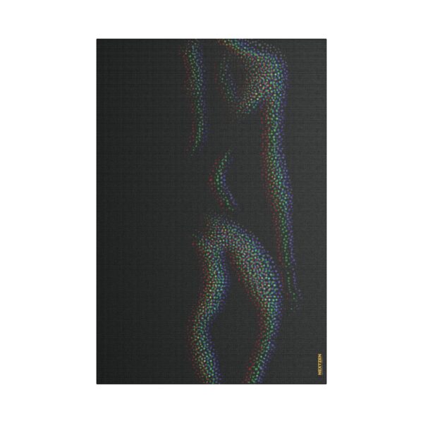 Sensual Satin Canvas Art Print, Abstract Wall Decor, Modern Home Decor, Unique Gift for Art Lovers, Contemporary Artwork, Bedroom Decoration