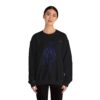 Crewneck Sweatshirt — Abstract Dot Art Female Silhouette Graphic
