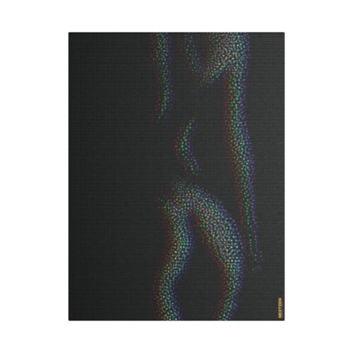 Sensual Satin Canvas Art Print, Abstract Wall Decor, Modern Home Decor, Unique Gift for Art Lovers, Contemporary Artwork, Bedroom Decoration